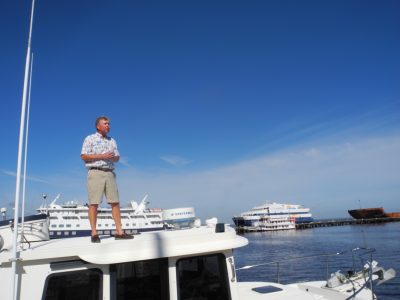 Jeff Merrill on a Yacht