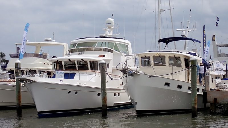 Spyhop II and Klassy Kady docked at TrawlerFest.